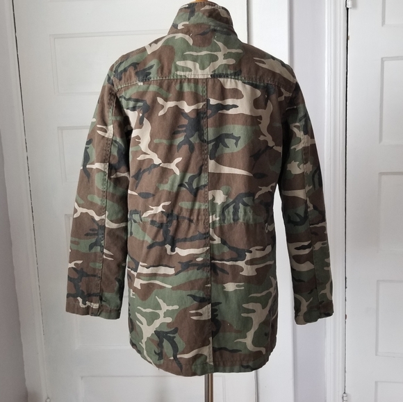 Charlotte Russe Camo Utility Jacket, Size S - Picture 2 of 14